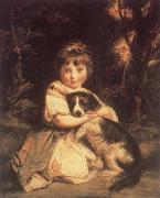 Sir Joshua Reynolds Miss Bowles painting